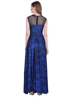 sheer panel pleated maxi dress - 15911014 - Standard Image - 3