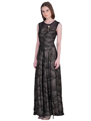 sheer panel pleated maxi dress - 15911016 - Standard Image - 2