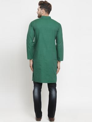 green striped long kurta - 15911664 - Standard Image - 3