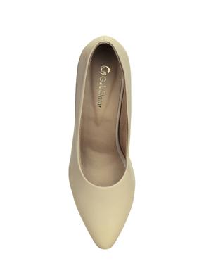 beige slip on pumps - 15912094 - Standard Image - 4