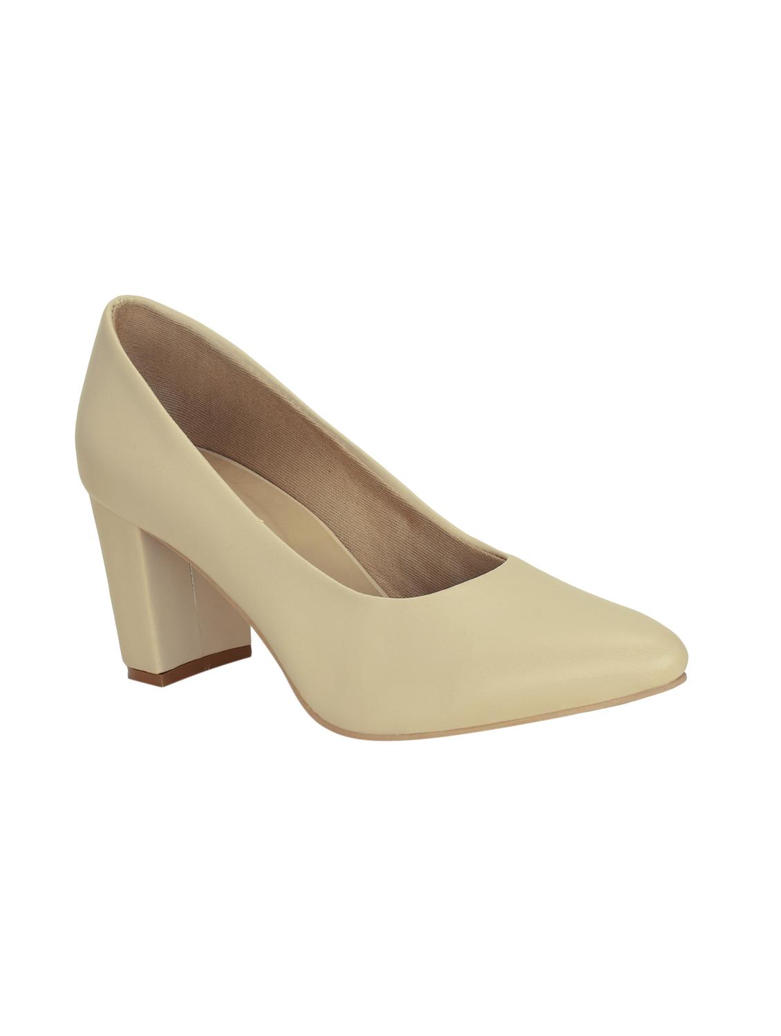 beige slip on pumps - 15912094 - Zoom Image - 1