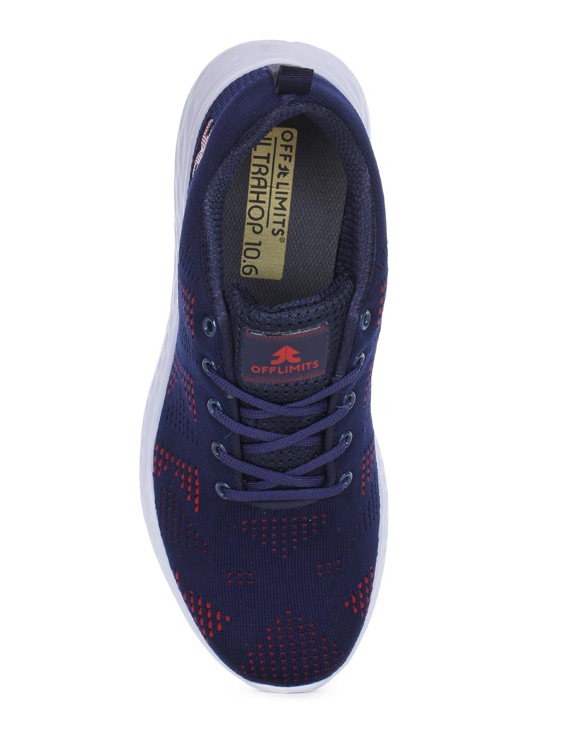 navy fabric sport shoes - 15913781 - Zoom Image - 4