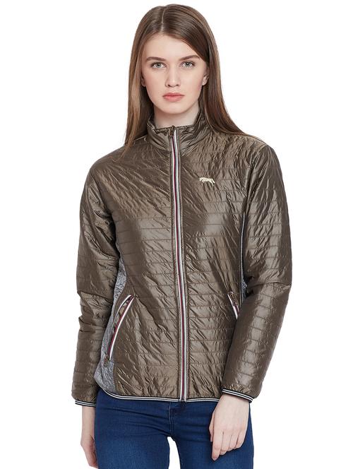 Side contrast panel puffer jacket - 15913999 - Standard Image - 1