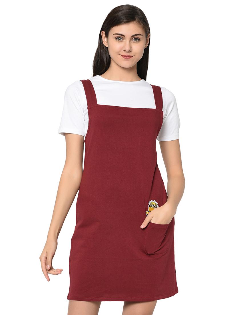 quirky patch pinafore dress with tee - 15914020 - Zoom Image - 1