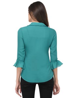 frill detail collar shirt - 15914053 - Standard Image - 3