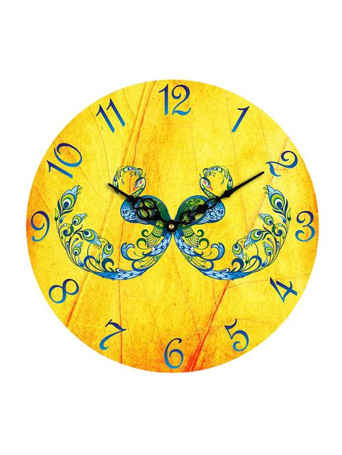 peacock wooden wall clock(29cmx29cmx3cm) - 15914705 - Standard Image - 1