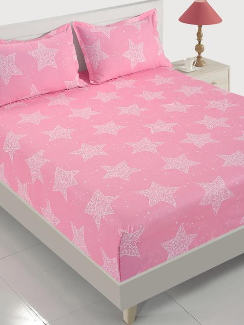 200 tc cotton single bed sheet with 1 pillow cover - 15914946 - Standard Image - 1