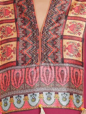 printed kurta with palazzo set - 15915436 - Standard Image - 4