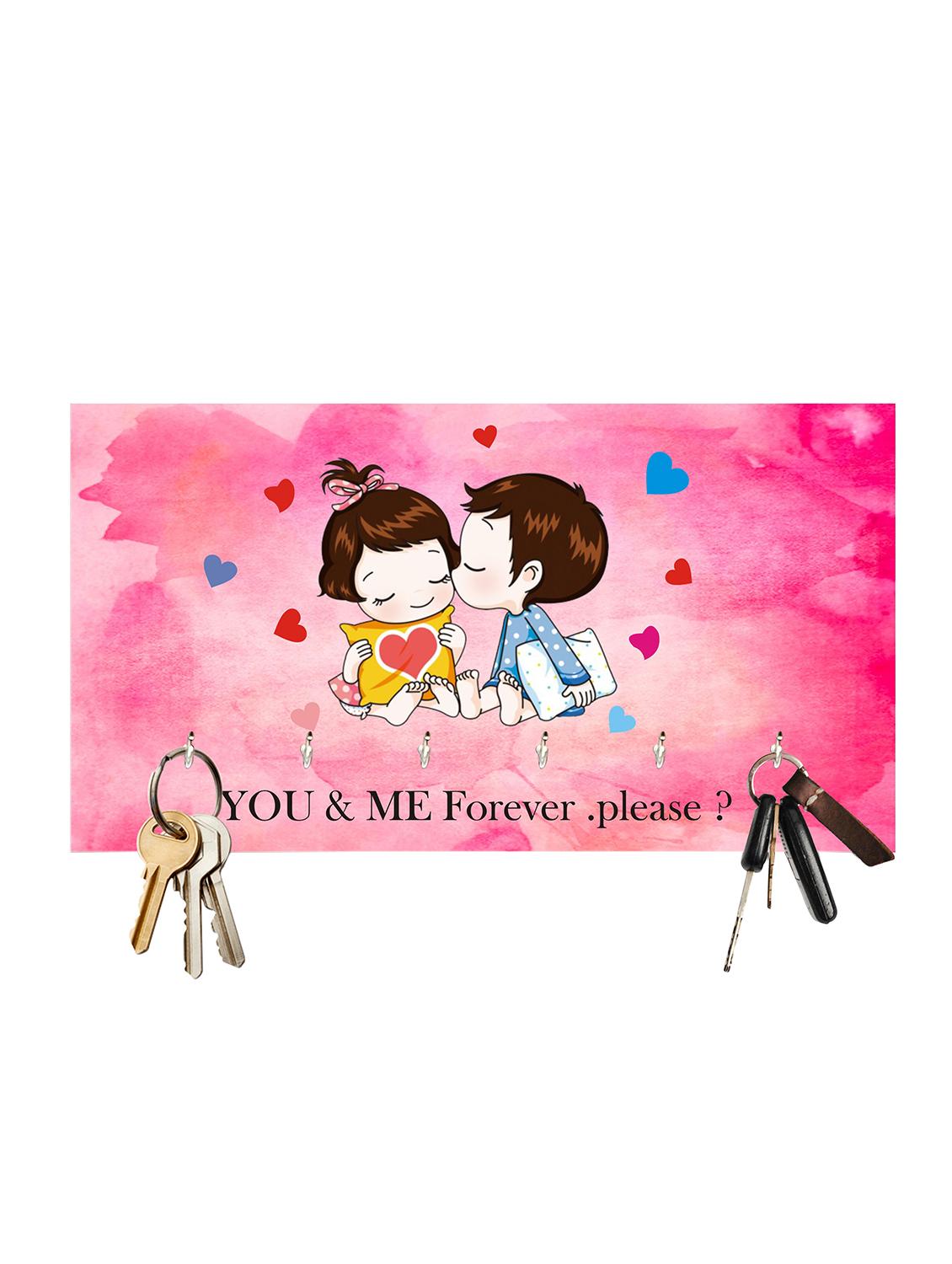 you & me forever.please wooden key holder(26cmx16cmx4cm) - 15915527 - Zoom Image - 1