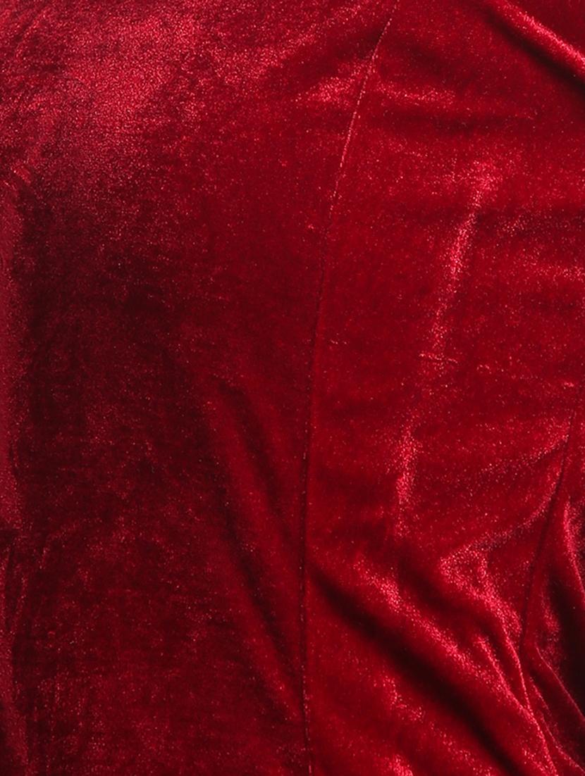 hot red velvet bodycon dress - 15915823 - Zoom Image - 5