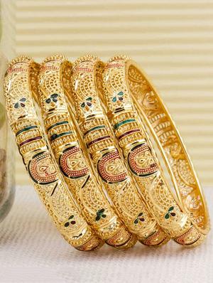 multi colored metal bangle - 15915918 - Standard Image - 2