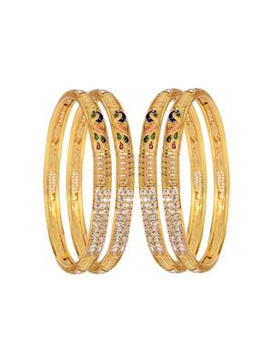 multi colored metal bangle - 15915948 - Standard Image - 3