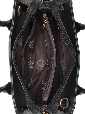 green leatherette (pu) regular satchel - 15916093 - Standard Image - 3