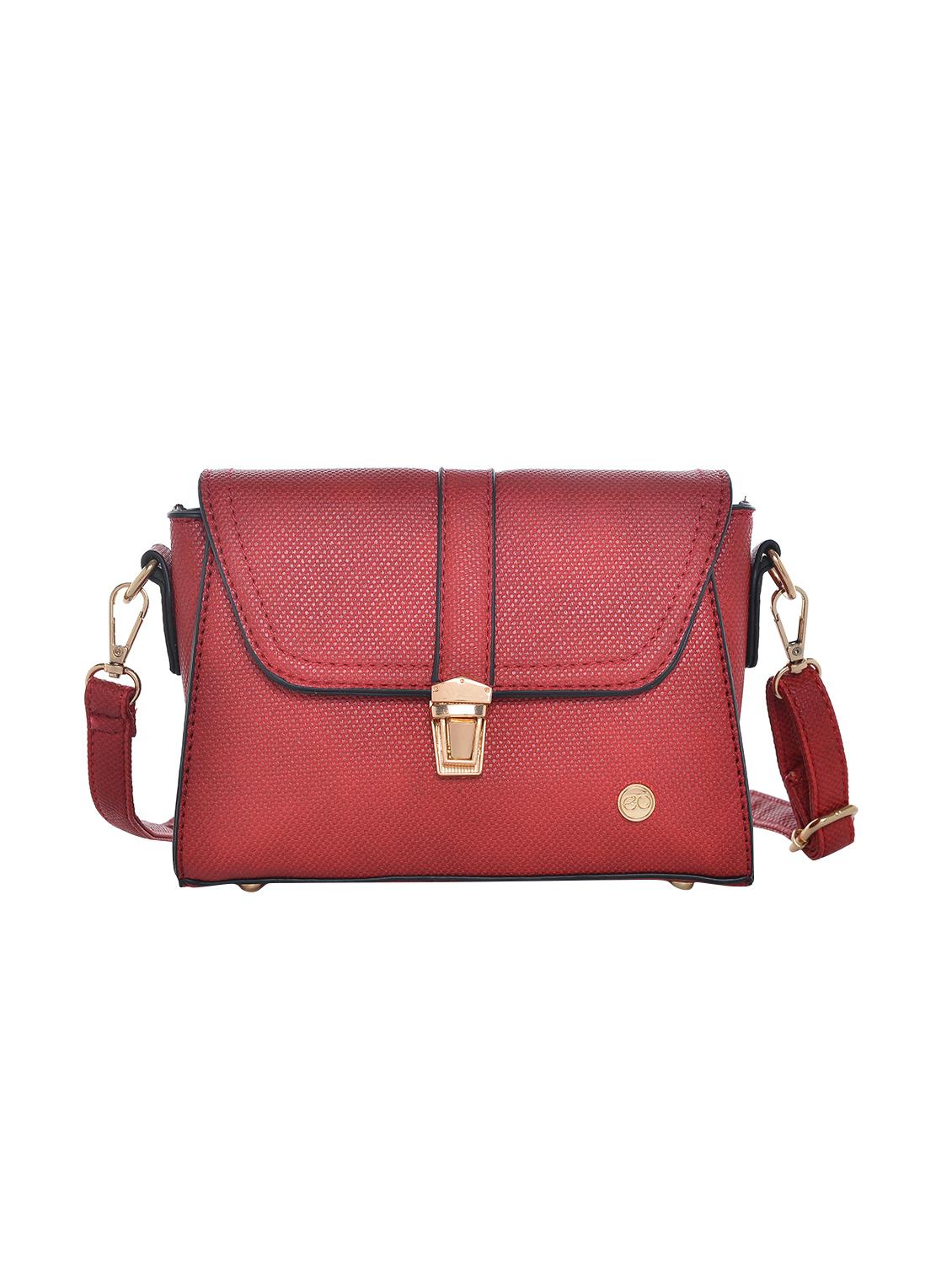 red leatherette (pu) regular sling bag - 15916109 - Zoom Image - 1