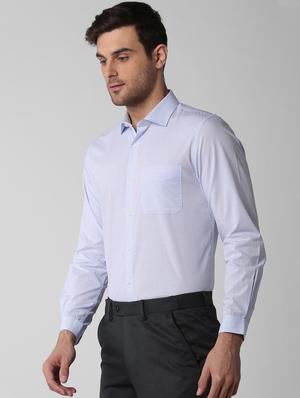 blue striped formal shirt - 15916252 - Standard Image - 2