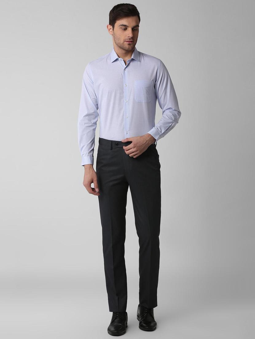 blue striped formal shirt - 15916252 - Zoom Image - 4
