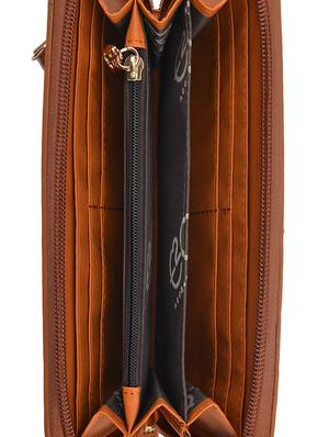 brown leatherette (pu wallet - 15916303 - Standard Image - 3