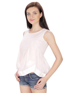 ruffled mesh layered top - 15916373 - Standard Image - 2