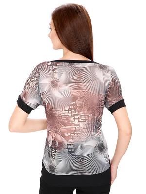 ribbed edge graphic print top - 15916380 - Standard Image - 3