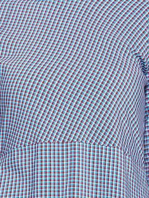 high low checkered kurta - 15916546 - Standard Image - 5