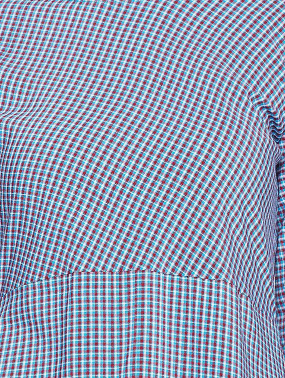 high low checkered kurta - 15916546 - Zoom Image - 5