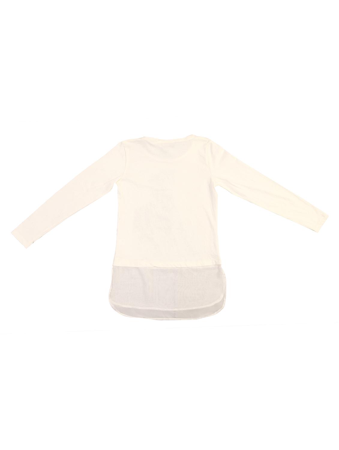 beige cotton tee - 15916577 - Zoom Image - 2