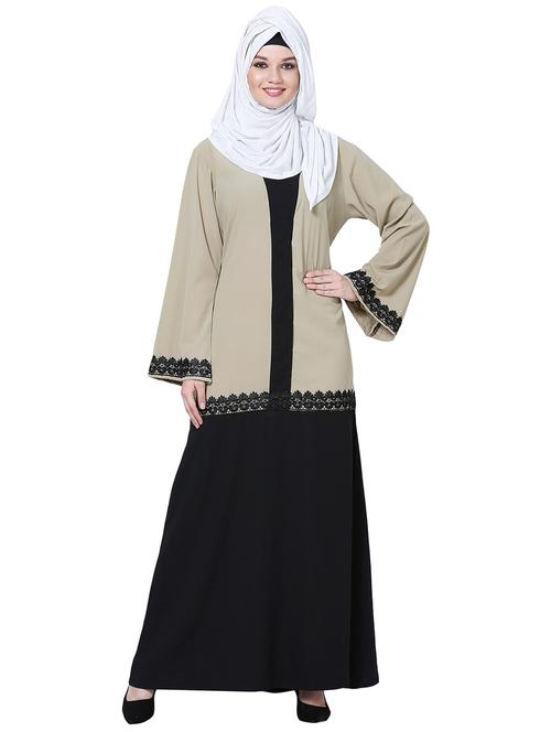 embellished a-line cloaks & abaya - 15916765 - Very Small Image - 1