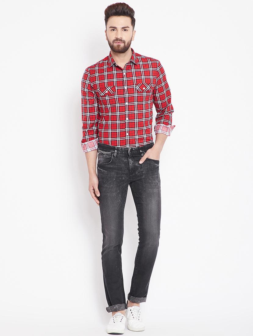 black light washed denim jeans - 15916792 - Zoom Image - 4