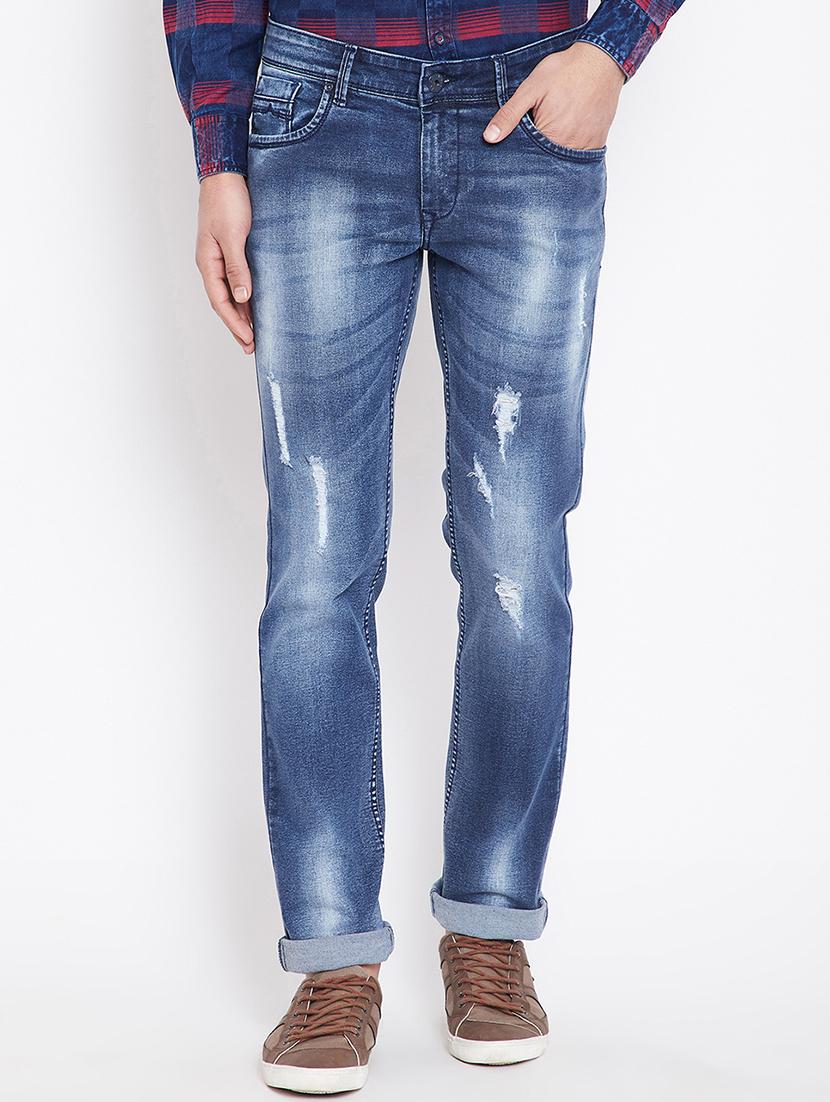 blue denim ripped jeans - 15916794 - Zoom Image - 1