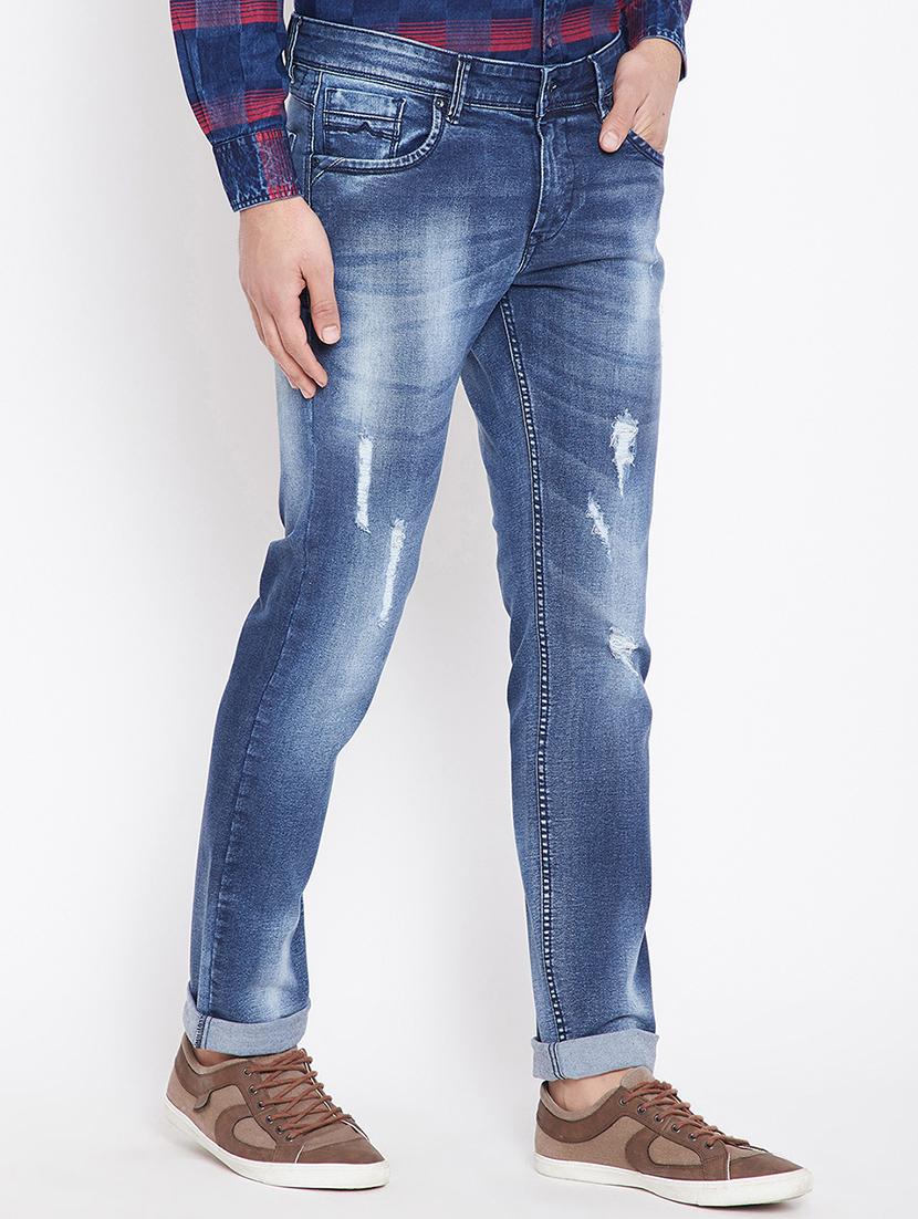blue denim ripped jeans - 15916794 - Zoom Image - 2