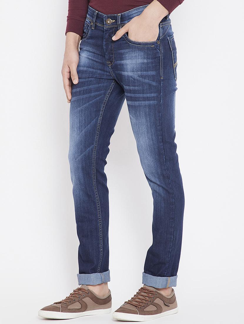 blue denim washed jeans - 15916797 - Zoom Image - 2