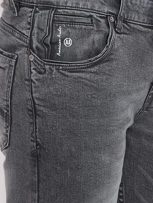 grey light washed denim jeans - 15916798 - Standard Image - 5