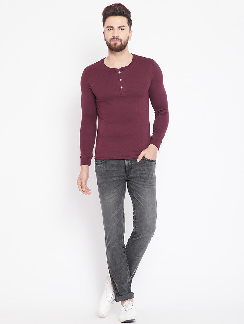grey light washed denim jeans - 15916798 - Zoom Image - 4