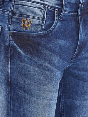 blue denim washed jeans - 15916801 - Standard Image - 5