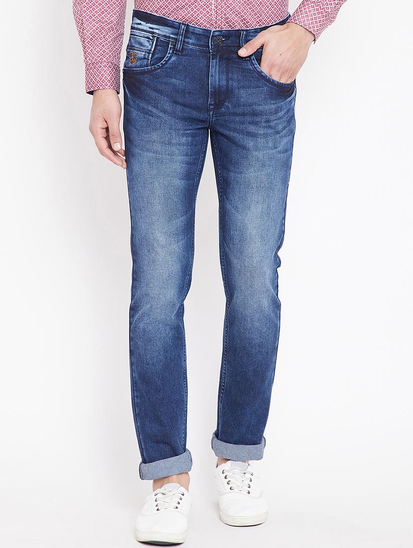 blue denim washed jeans - 15916801 - Zoom Image - 1