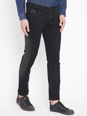 black denim washed jeans - 15916802 - Standard Image - 2