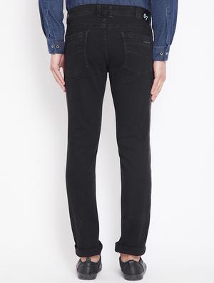black denim washed jeans - 15916802 - Standard Image - 3