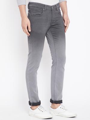 grey denim washed jeans - 15916803 - Standard Image - 2