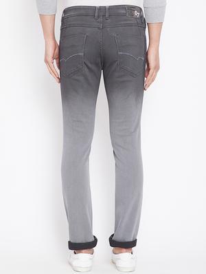 grey denim washed jeans - 15916803 - Standard Image - 3