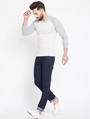 blue denim plain jeans - 15916804 - Standard Image - 4