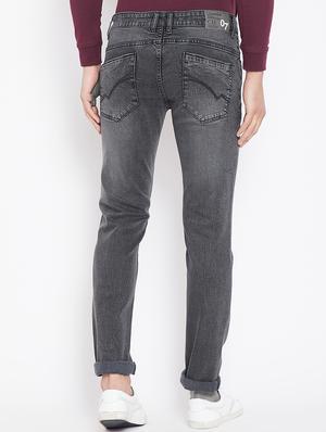 black denim washed jeans - 15916806 - Standard Image - 3