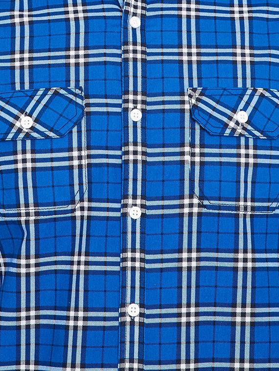 blue checkered casual shirt - 15916834 - Zoom Image - 5