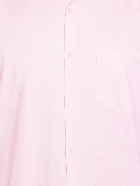 pink solid formal shirt - 15916853 - Zoom Image - 5
