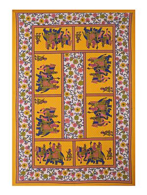 144 tc cotton single bedsheet with 1 pillow cover - 15917895 - Standard Image - 2