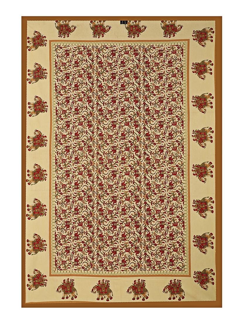144 tc cotton single bedsheet with 1 pillow cover - 15917899 - Zoom Image - 2