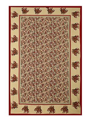 144 tc cotton single bedsheet with 1 pillow cover - 15917900 - Standard Image - 2
