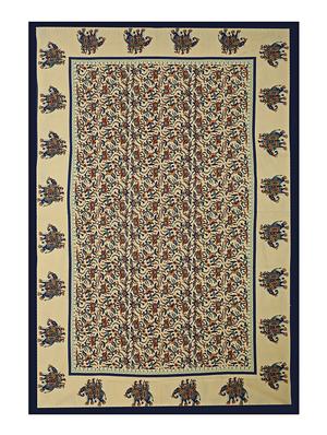 144 tc cotton single bedsheet with 1 pillow cover - 15917948 - Standard Image - 2