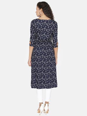 a-line printed dress - 15918153 - Standard Image - 3