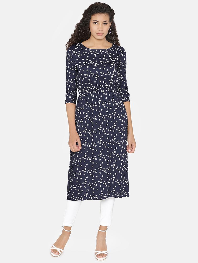 a-line printed dress - 15918153 - Zoom Image - 1