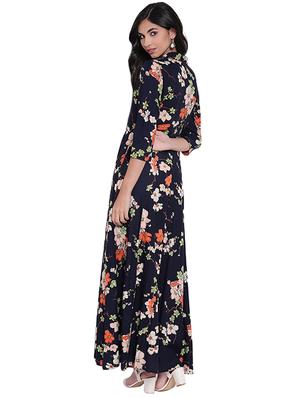 flared floral kurta - 15918228 - Standard Image - 3